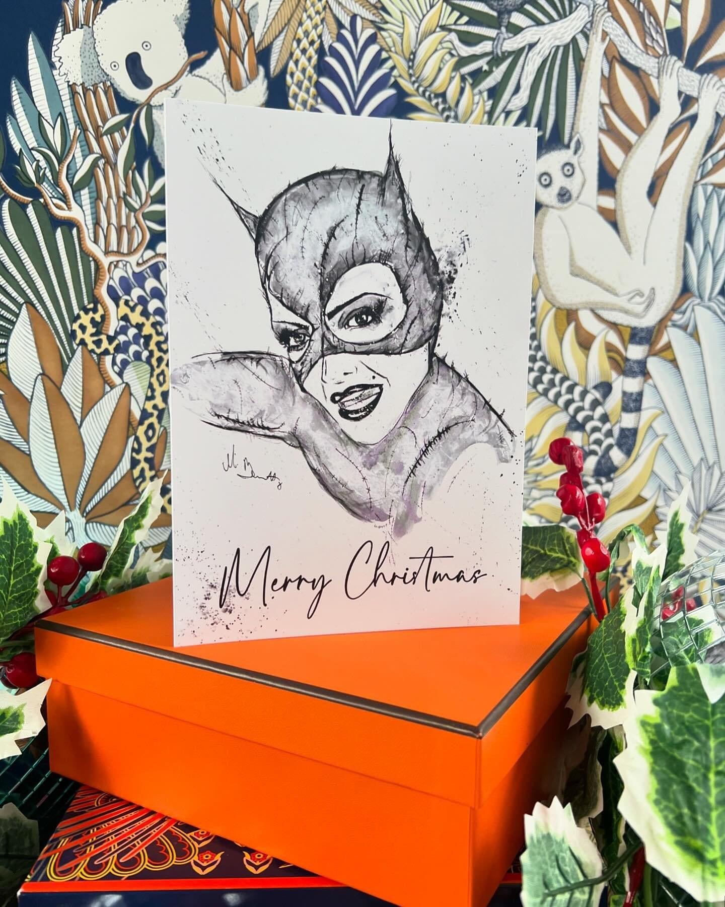 Cat Woman - A5 Christmas Card