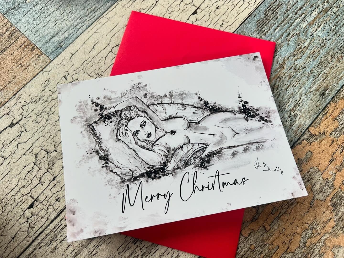 A5 Christmas Card - The Portrait - Rose from Titanic - Kate Winslet - Titanic Art