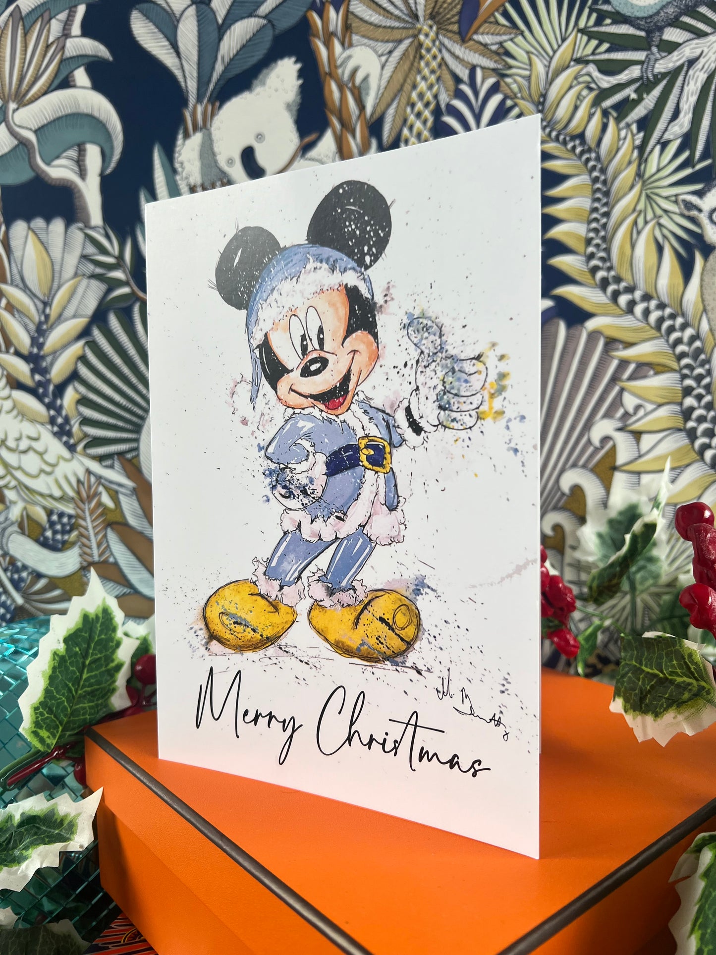 Mickey Mouse 2 - A5 Christmas Card