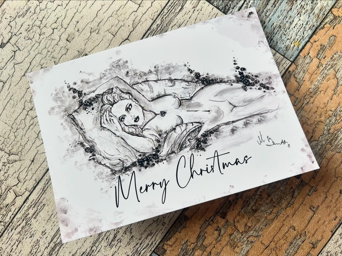 A5 Christmas Card - The Portrait - Rose from Titanic - Kate Winslet - Titanic Art