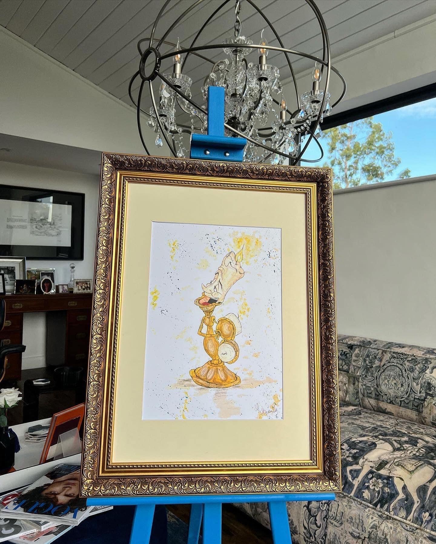 Lumiere - Limited Edition A3 Print - Disney Art - Disney - Beauty and the Beast -