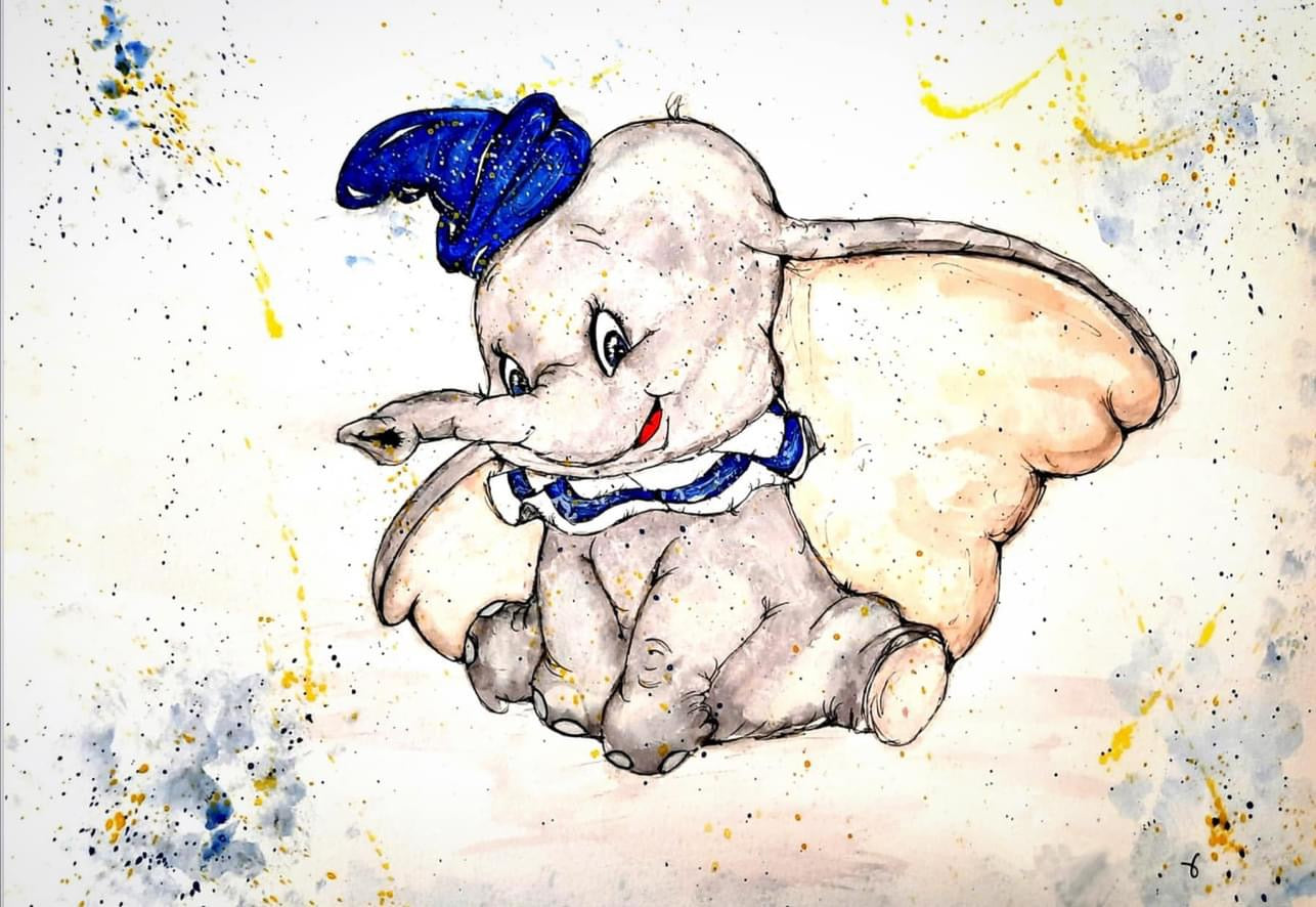 Dumbo - Limited Edition Print - Edition Size 5 - Art Print - Disney Print