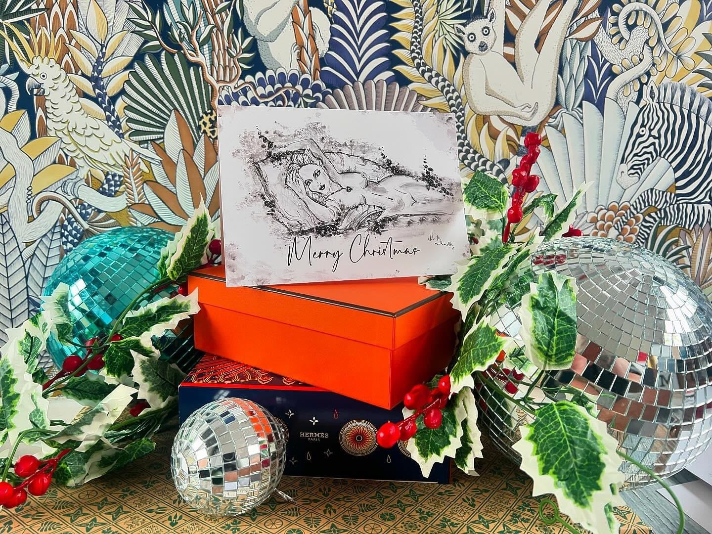 A5 Christmas Card - The Portrait - Rose from Titanic - Kate Winslet - Titanic Art