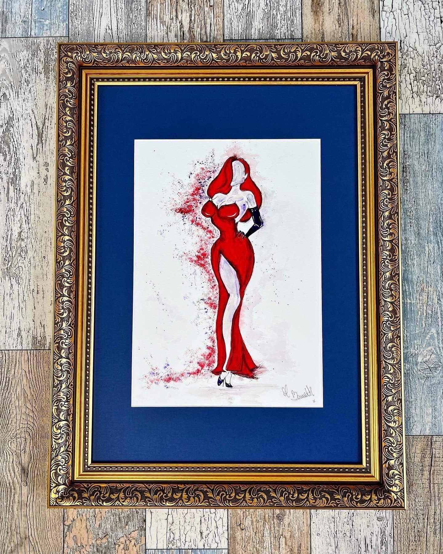 Jessica Rabbit - Limited Edition Print - Edition Size 10 - Art Print