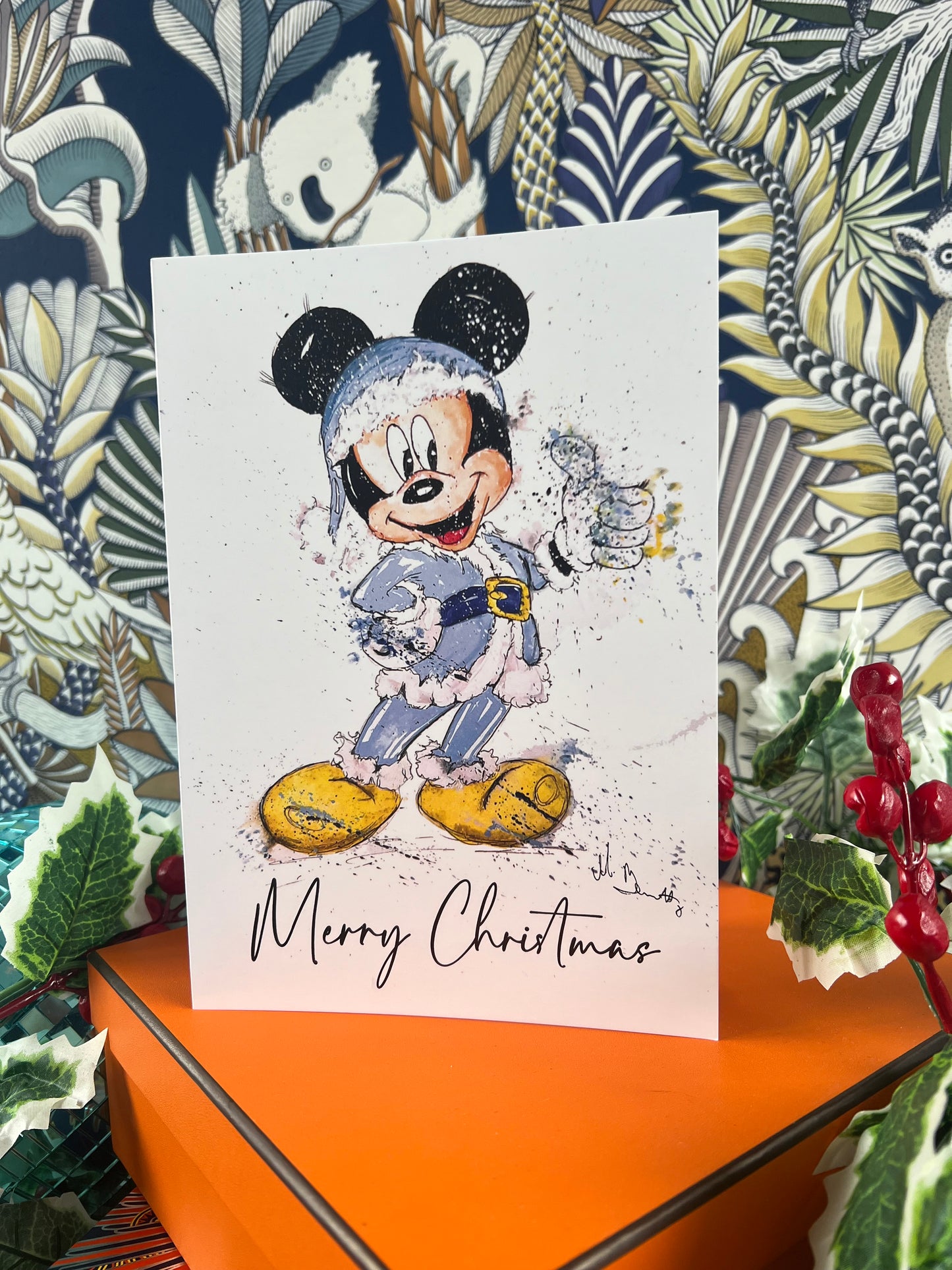 Mickey Mouse 2 - A5 Christmas Card