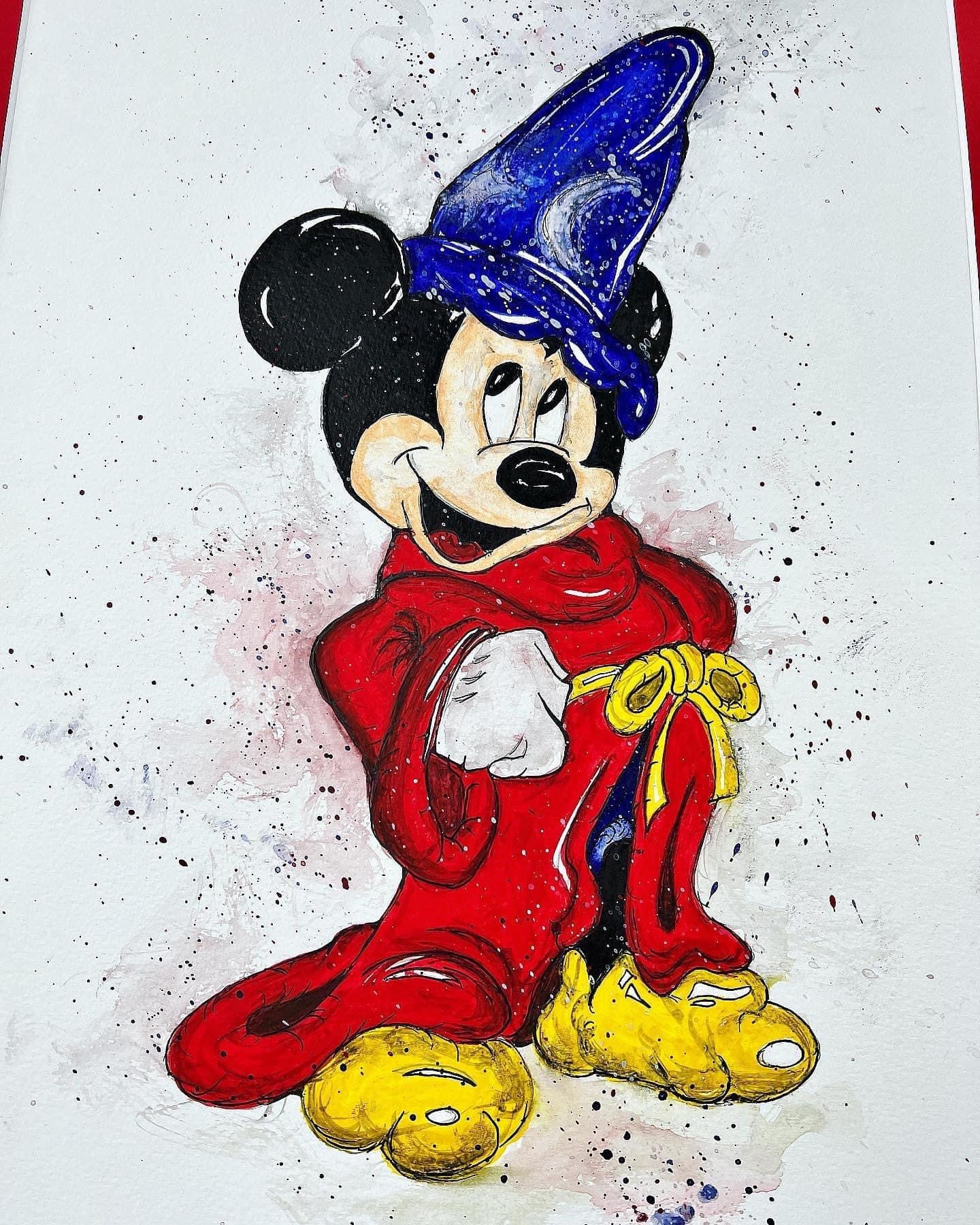 Disney Mickey Mouse A3 - Limited Edition Print - Edition Size 10 - Art Print