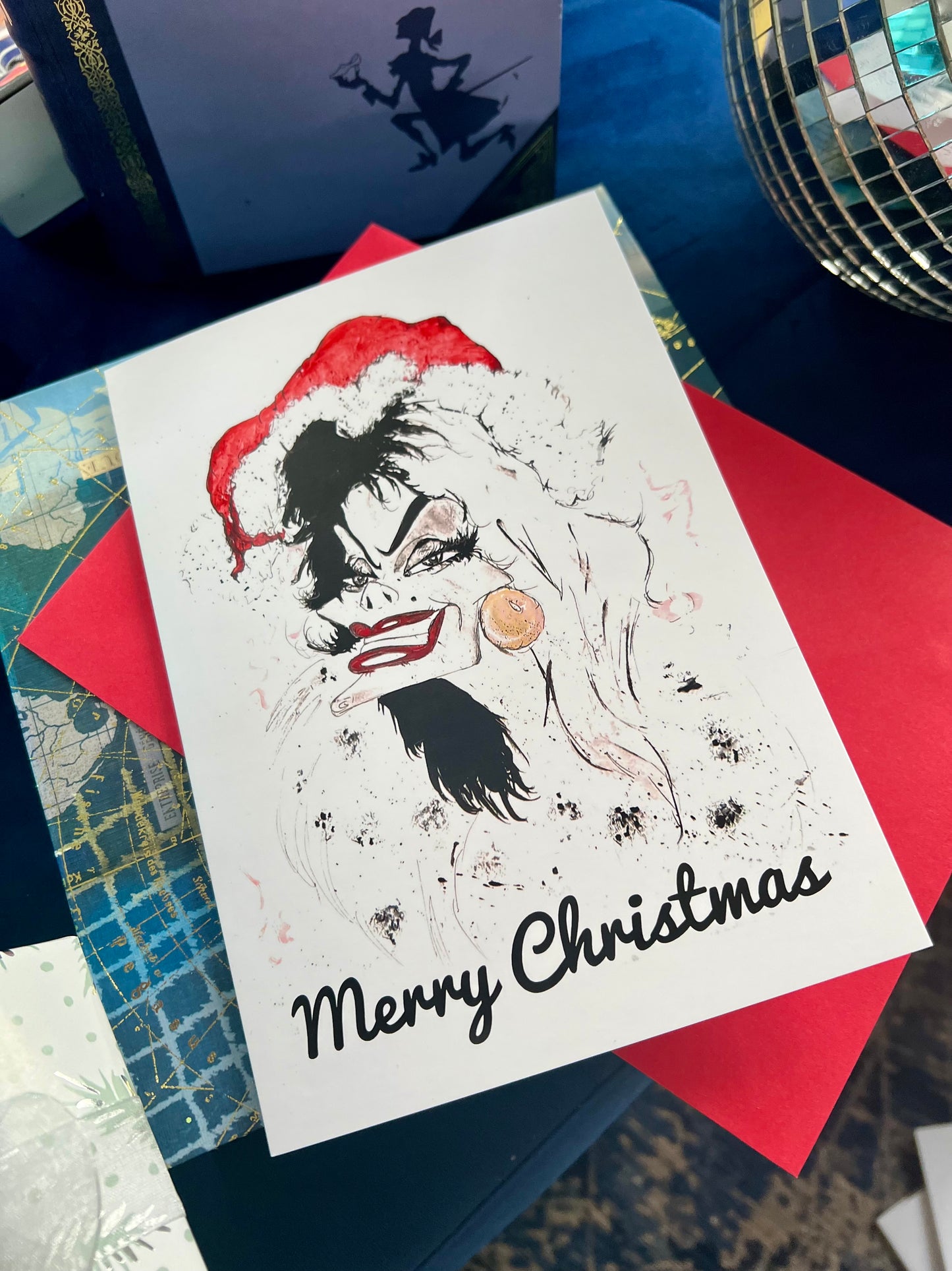 Cruelle De Ville - A5 Christmas Card
