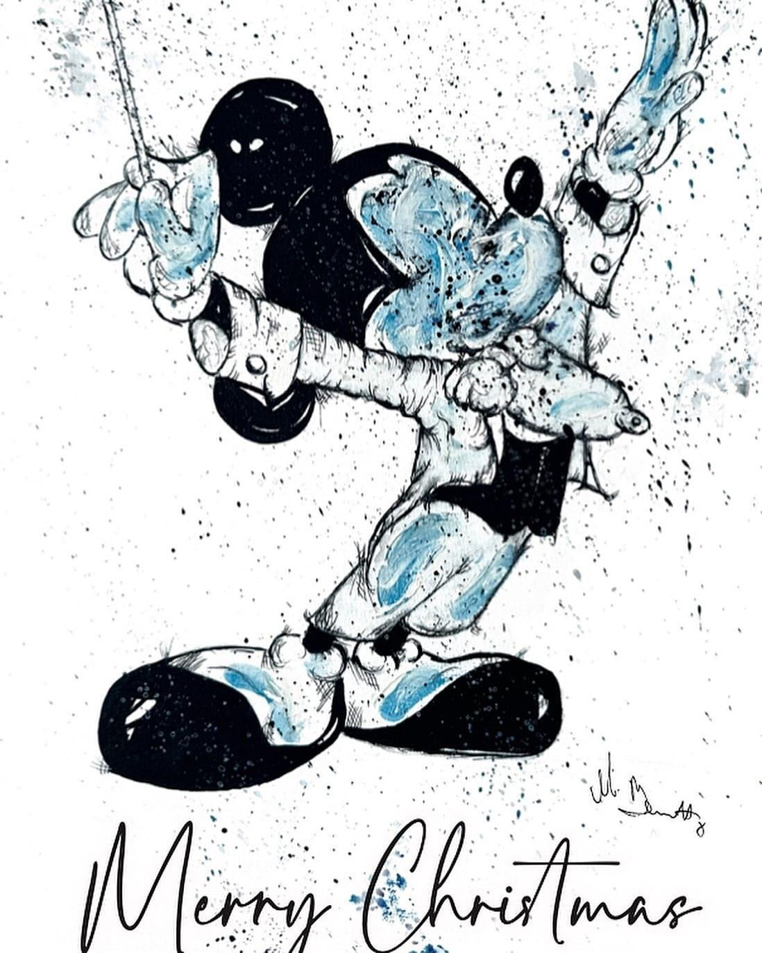 Mickey Mouse - A5 Christmas Card