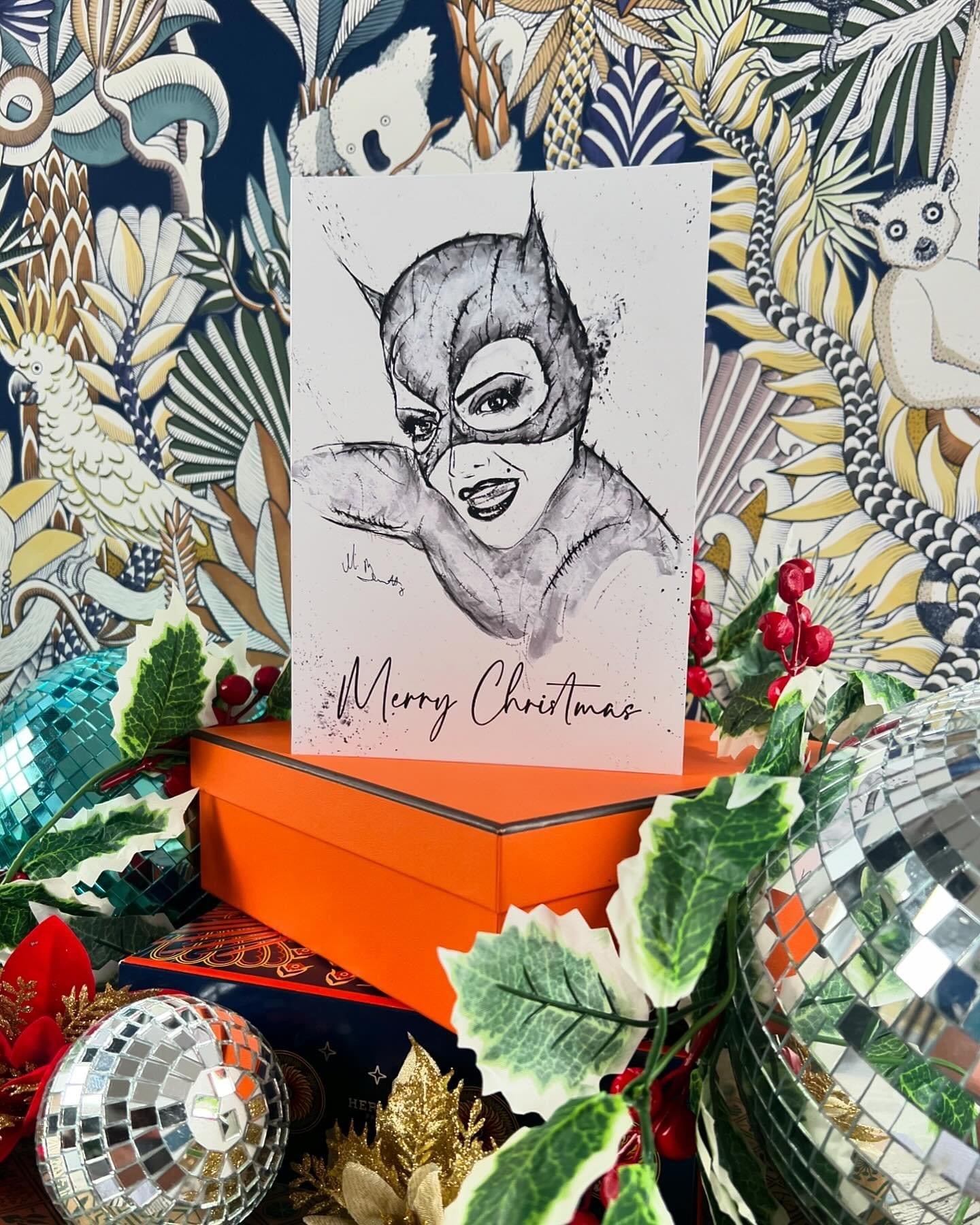 Cat Woman - A5 Christmas Card