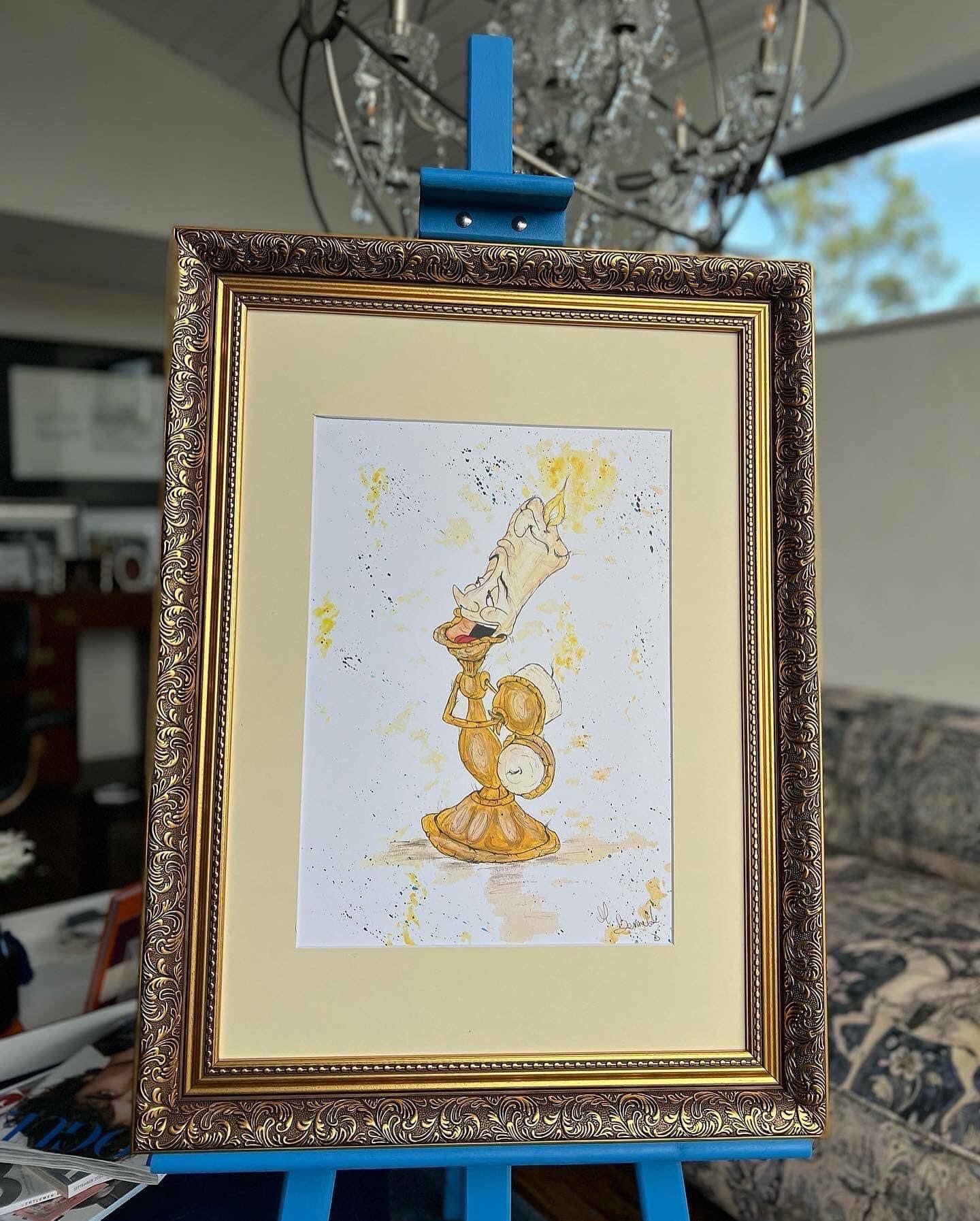 Lumiere - Limited Edition A3 Print - Disney Art - Disney - Beauty and the Beast -