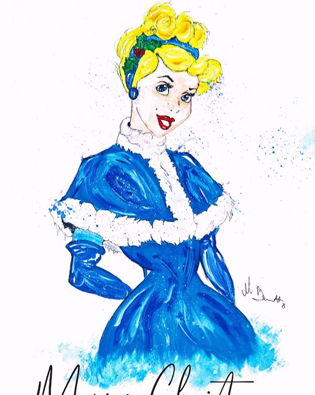 Cinderella - A5 Christmas Card
