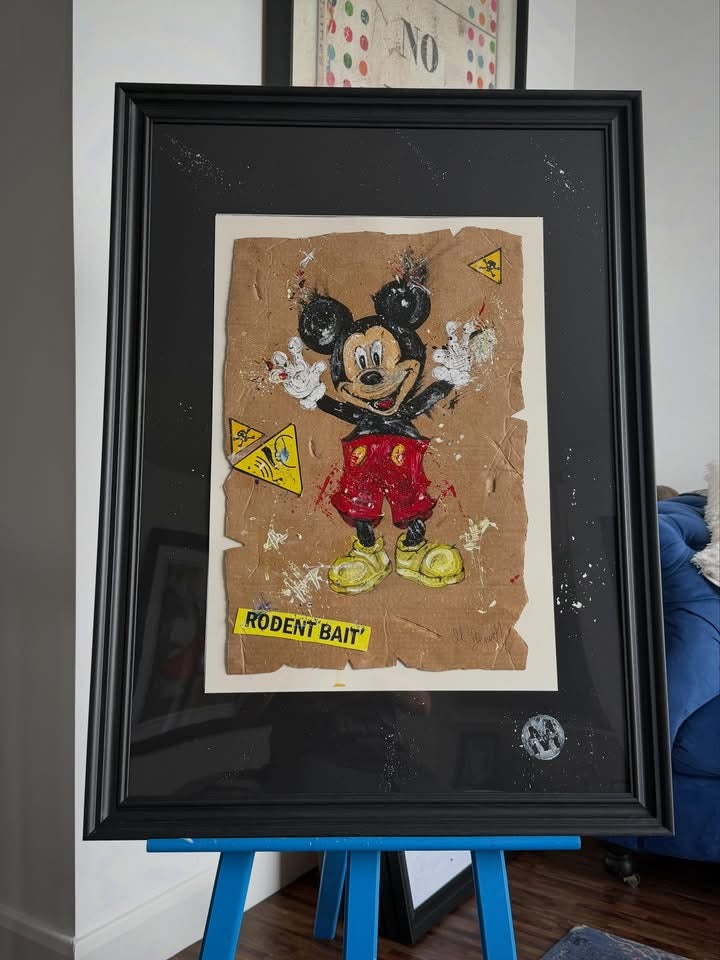 Rodent Royalty – Original Mickey Mouse Painting