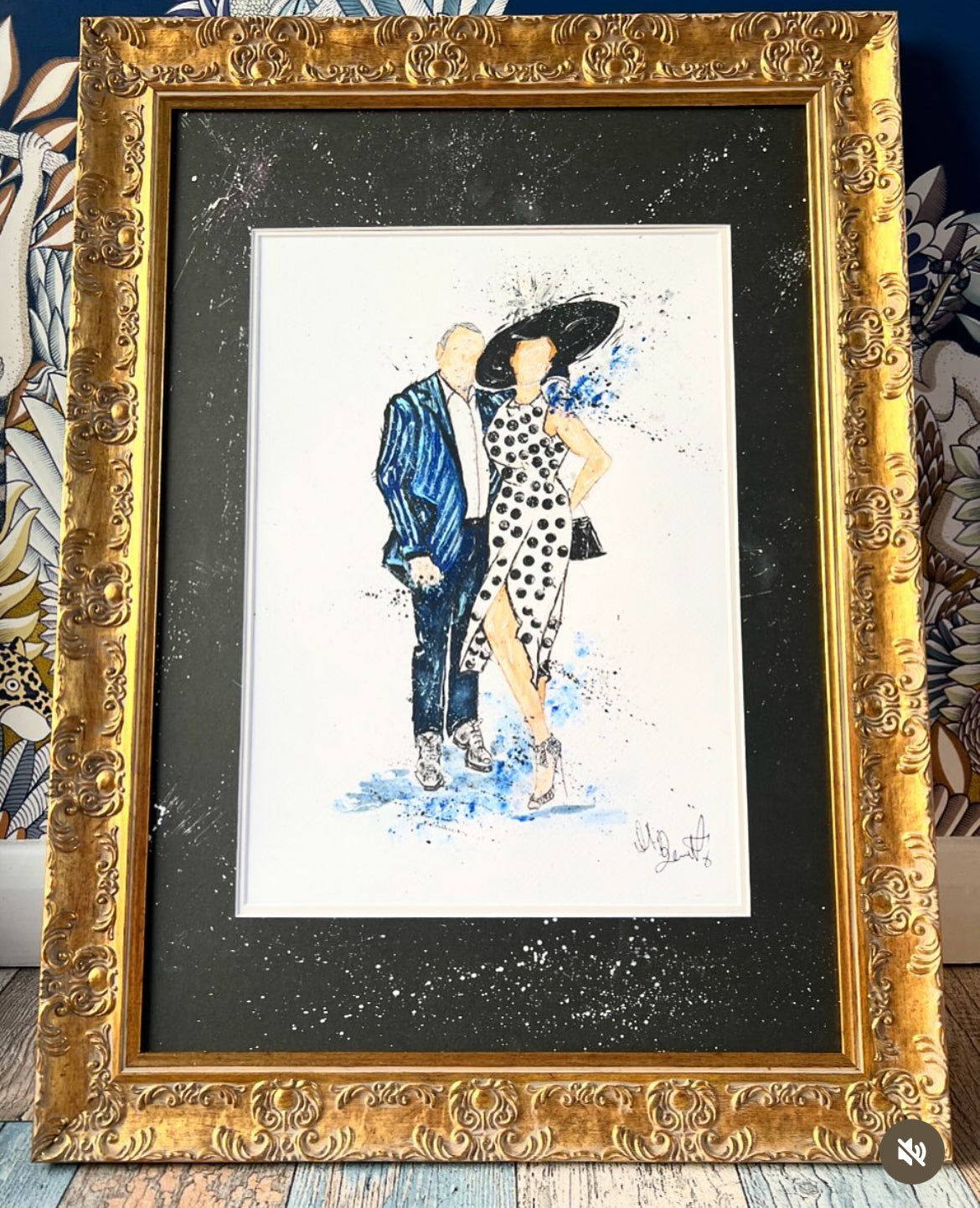 Commissions - A personalised Painting, mounted and framed to remember a special moment