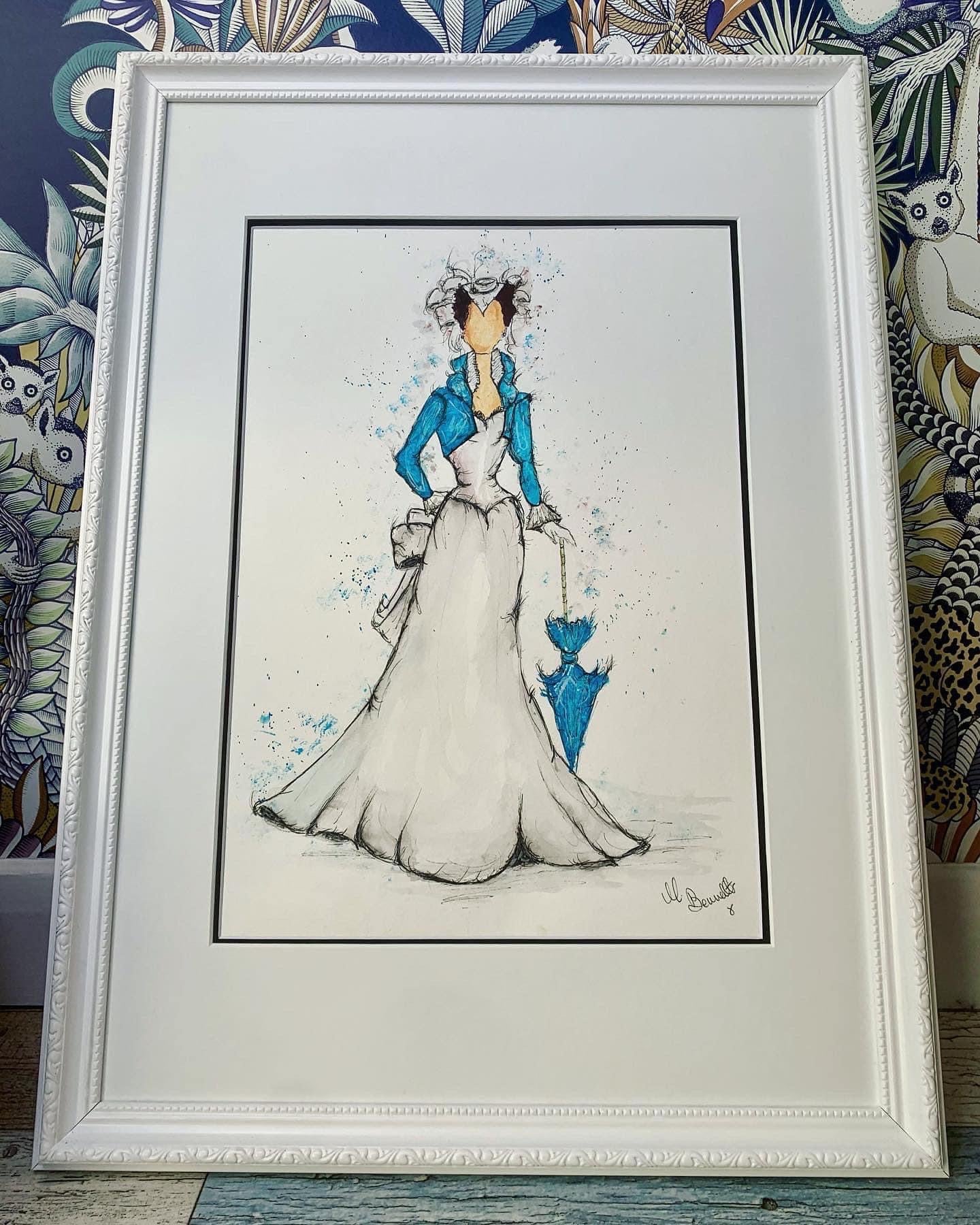 A3 Scarlett O’Hara  - Limited Edition Print - Edition Size 5 Art Print - Gone with the wind -  Vivien Leigh Print