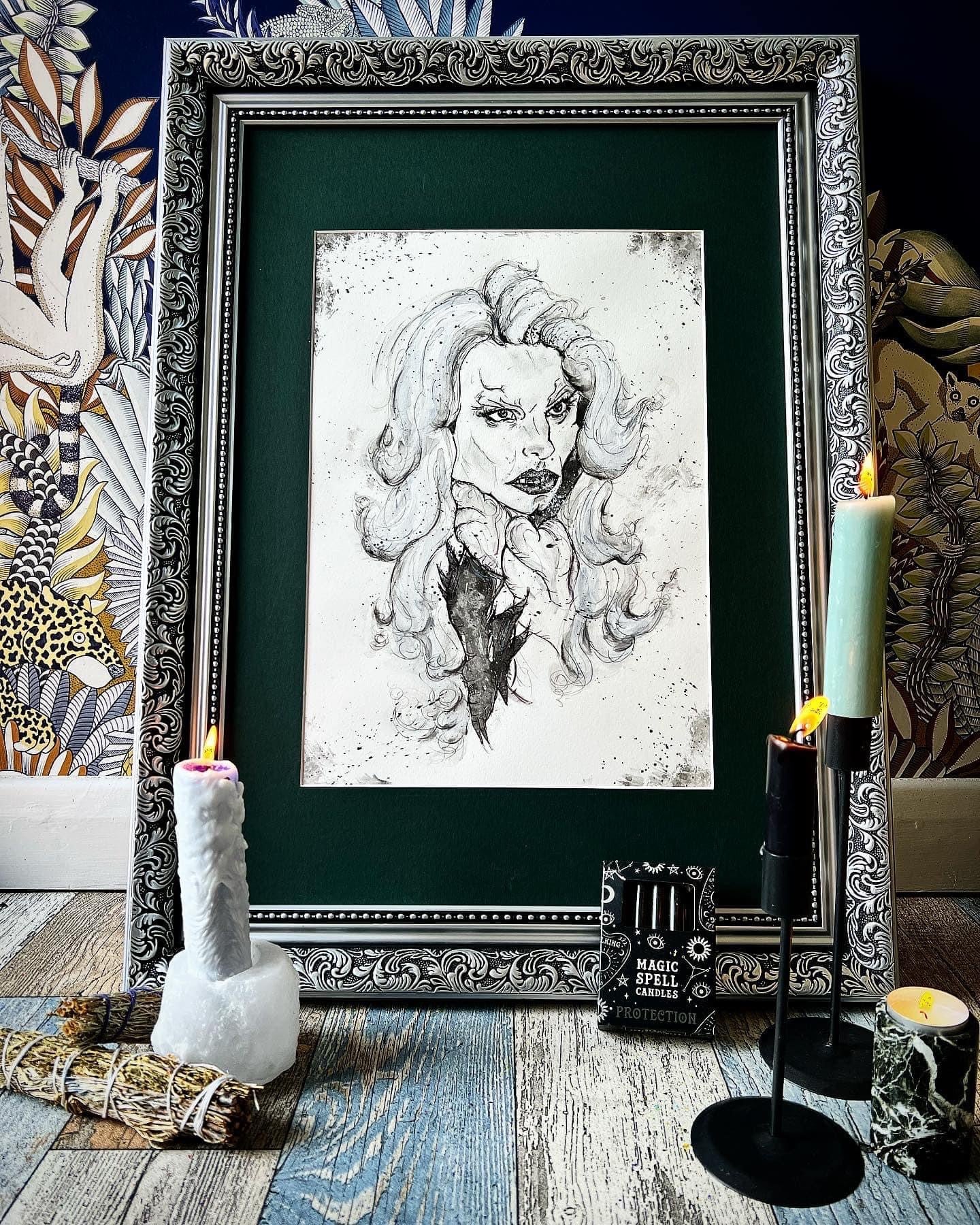 Lestat - Interview with the vampire Original Framed Painting