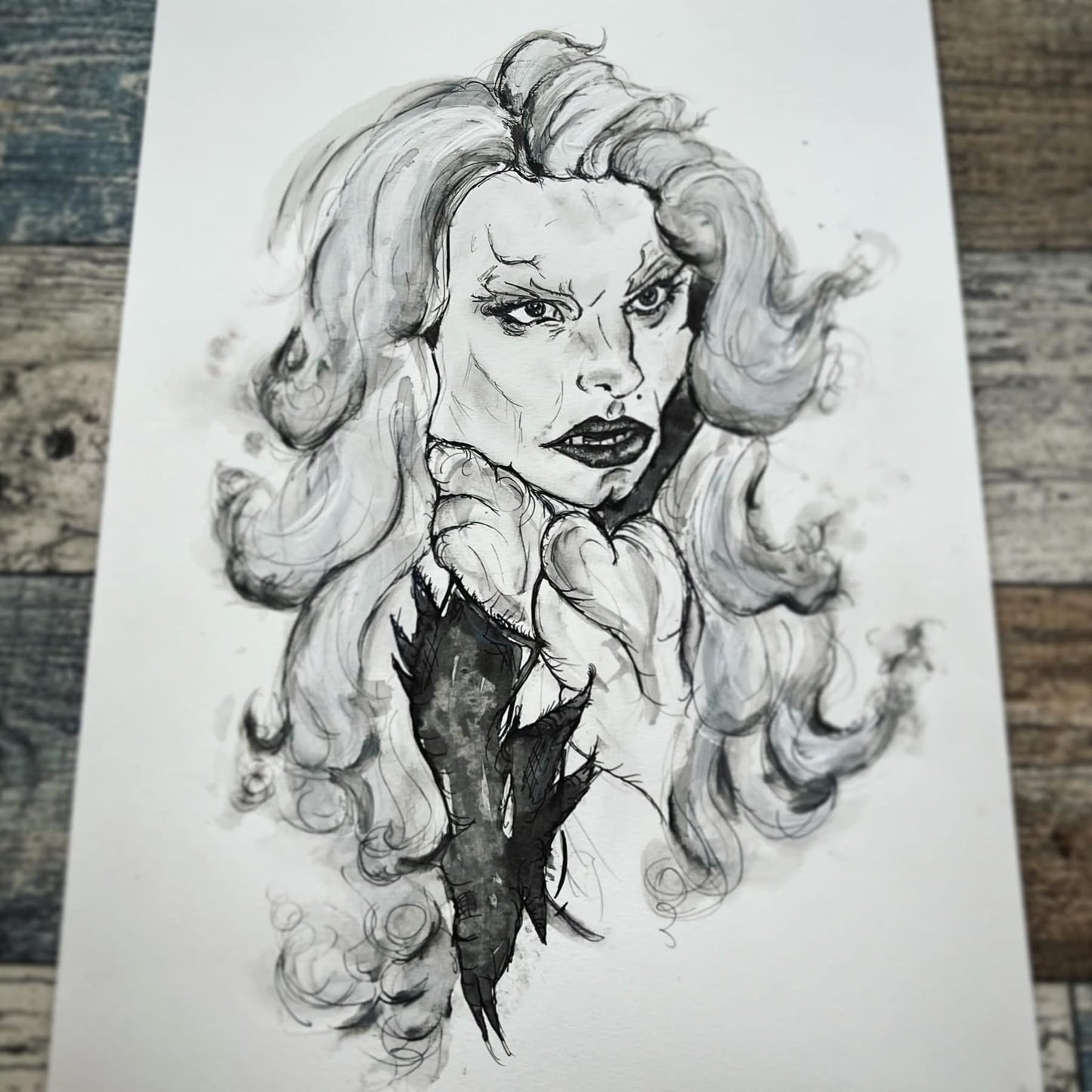 Lestat - Interview with the vampire Original Framed Painting