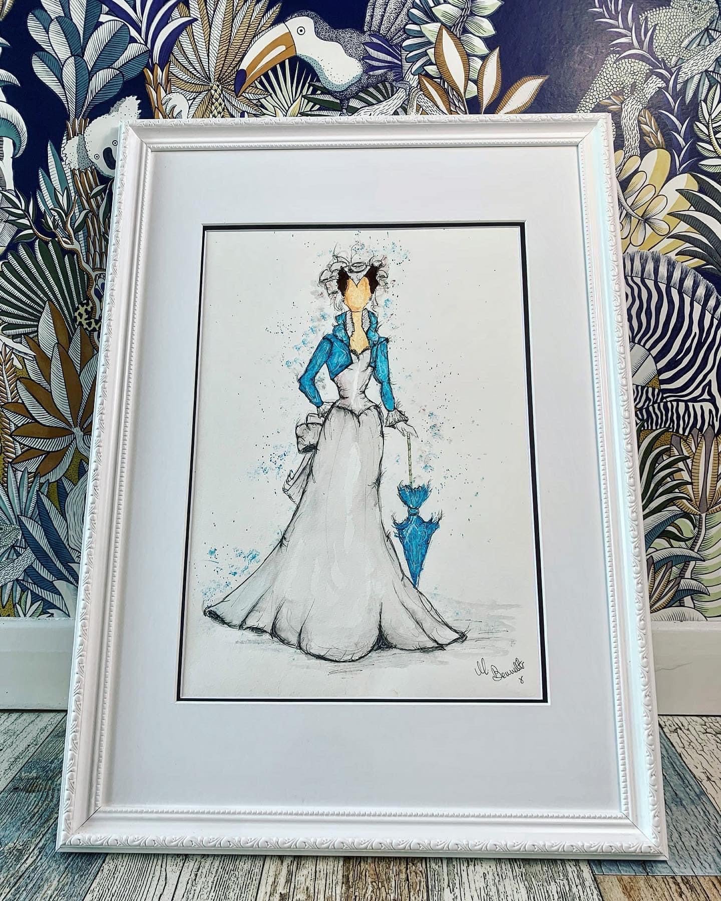 A3 Scarlett O’Hara  - Limited Edition Print - Edition Size 5 Art Print - Gone with the wind -  Vivien Leigh Print