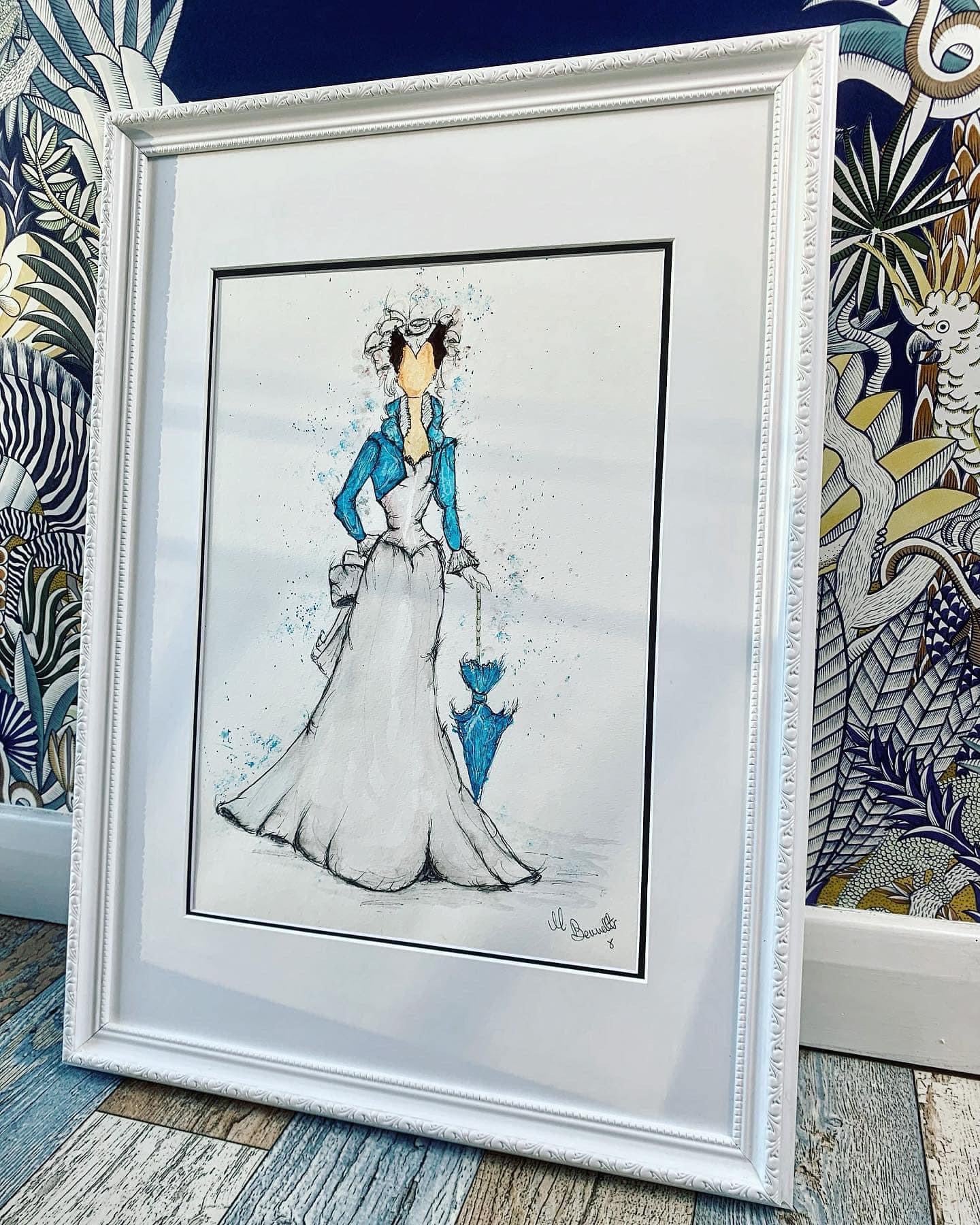 A3 Scarlett O’Hara  - Limited Edition Print - Edition Size 5 Art Print - Gone with the wind -  Vivien Leigh Print