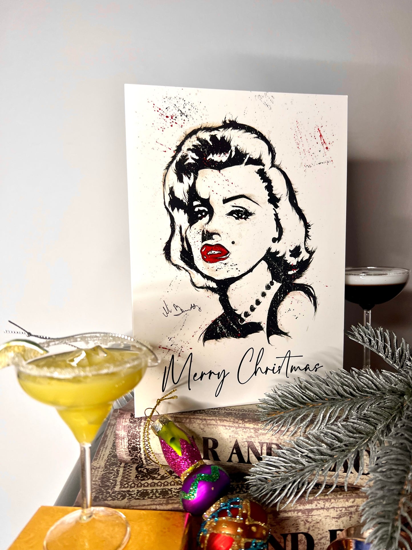 A5 Christmas Card - Marilyn Monroe
