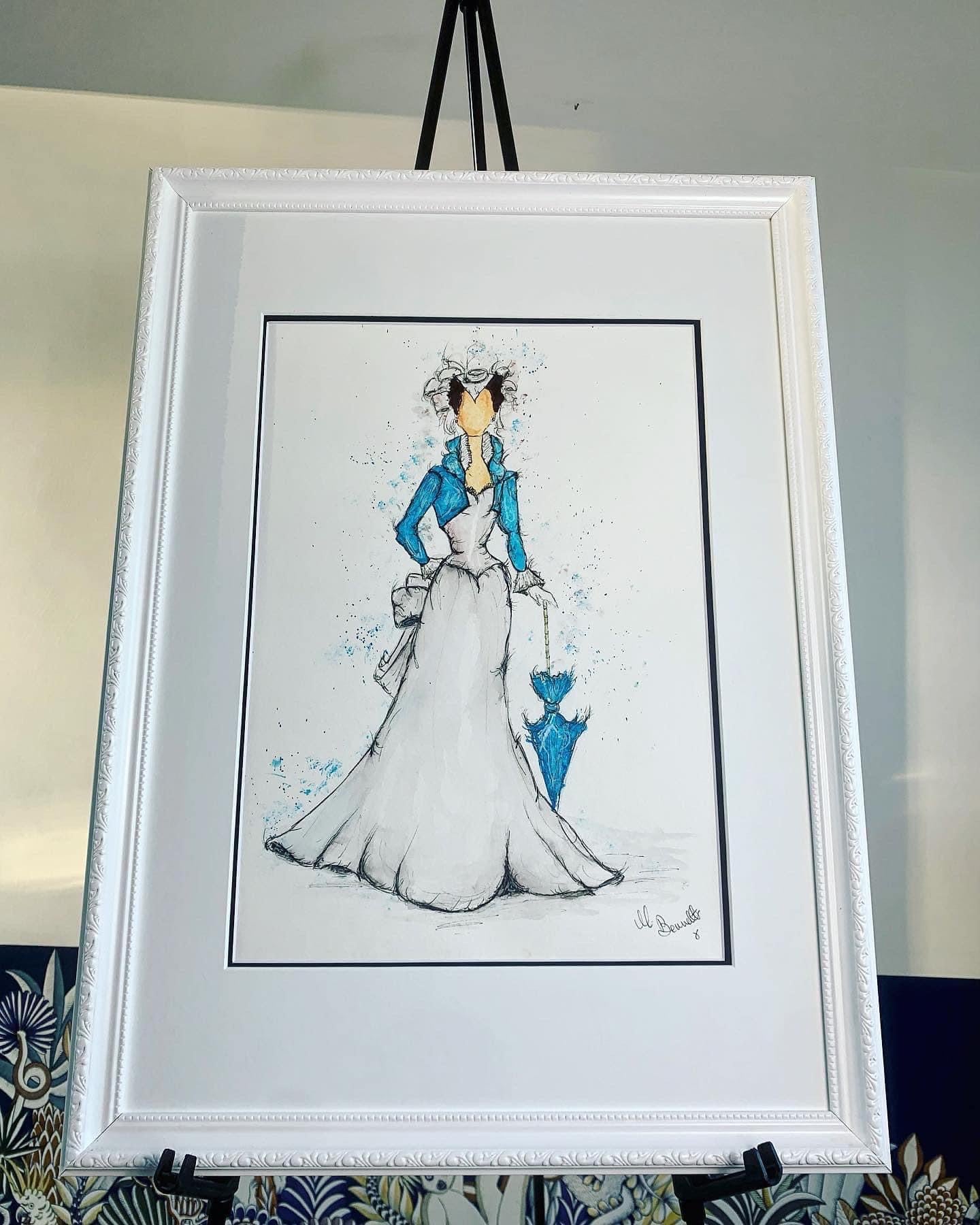A3 Scarlett O’Hara  - Limited Edition Print - Edition Size 5 Art Print - Gone with the wind -  Vivien Leigh Print