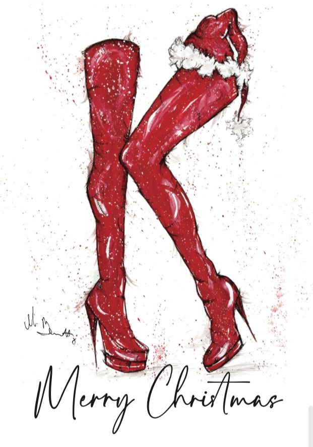 Kinky Boots Christmas Card - A5 - Limited Edition - Christmas Card