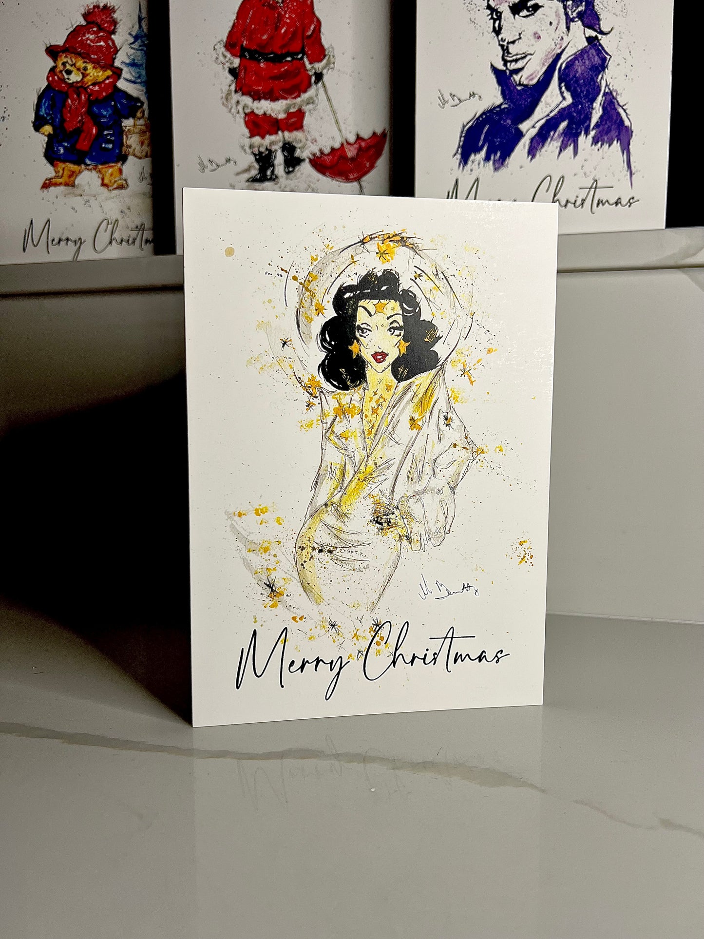 A5 Christmas Card - Hedy Lamarr - Old Hollywood