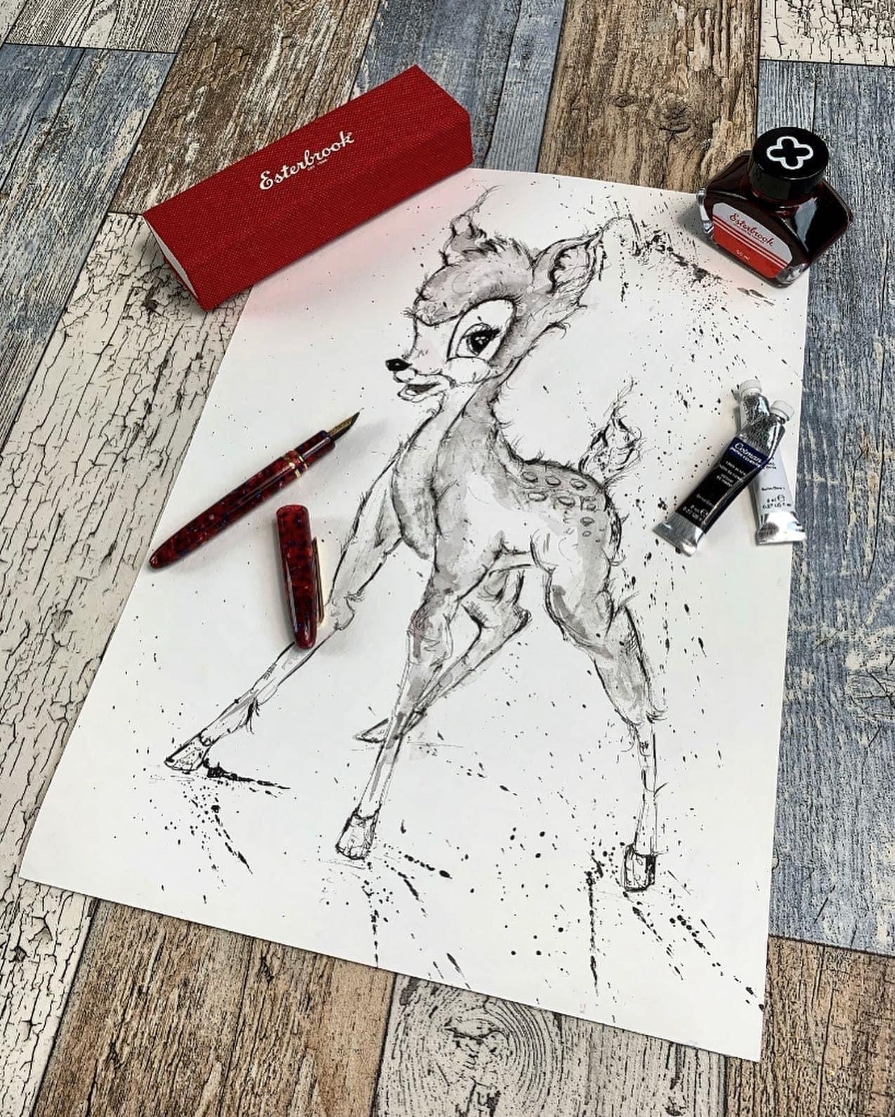 Bambi  - Limited Edition Print - Edition Size 10  - Art Print  - Disney Print