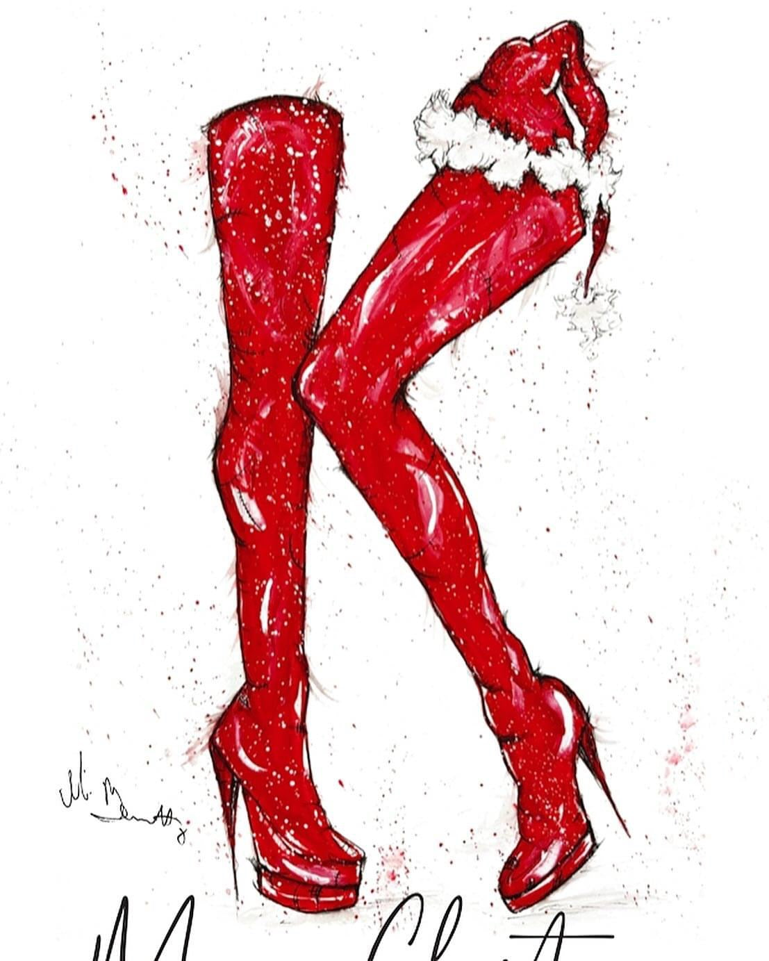 Kinky Boots Christmas Card - A5 - Limited Edition - Christmas Card