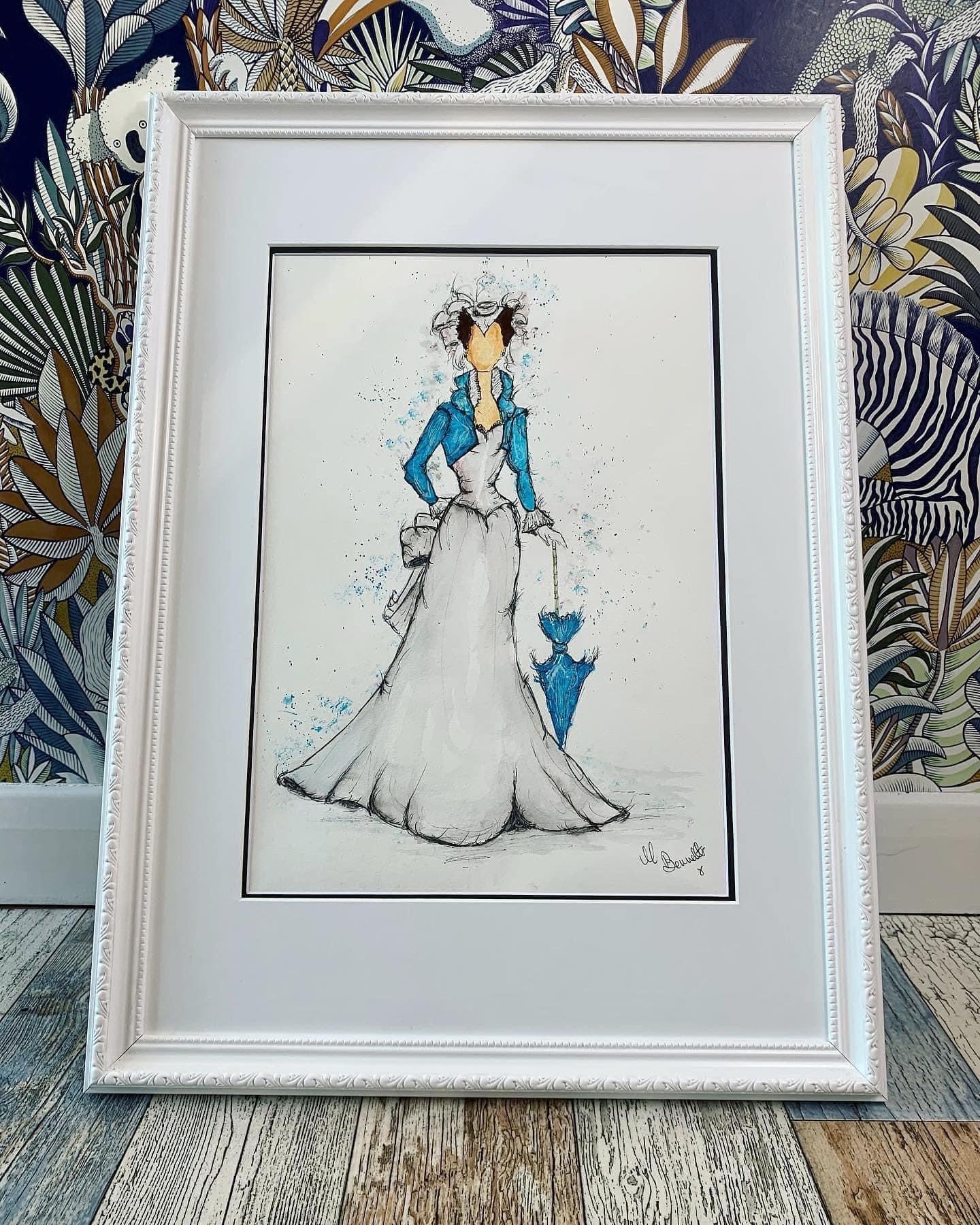 A3 Scarlett O’Hara  - Limited Edition Print - Edition Size 5 Art Print - Gone with the wind -  Vivien Leigh Print