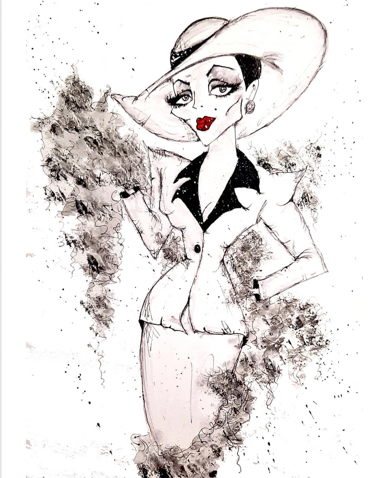 A3 Joan Collins - Limited Edition Print - Edition Size 5 Art Print - Dynasty