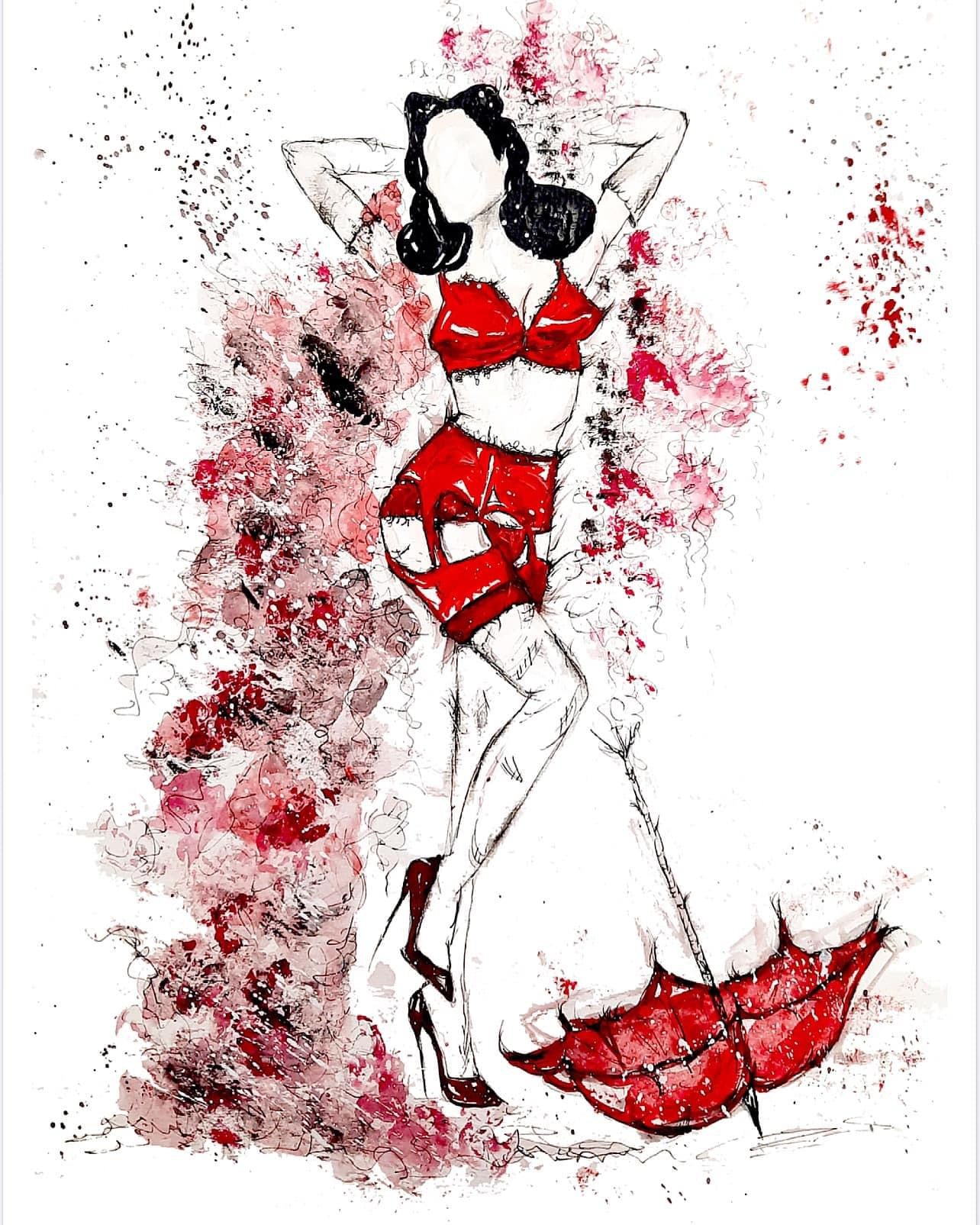 Dita Von Teese - A3 Print