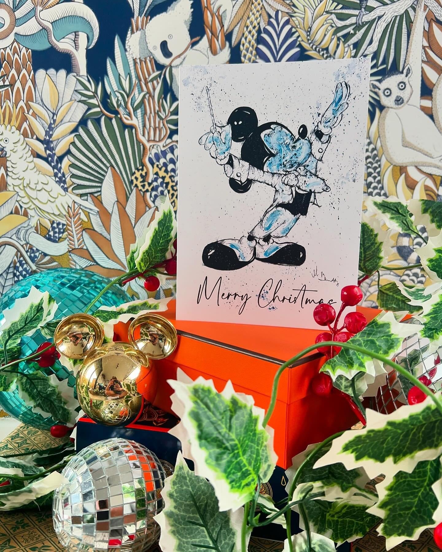 Mickey Mouse - A5 Christmas Card