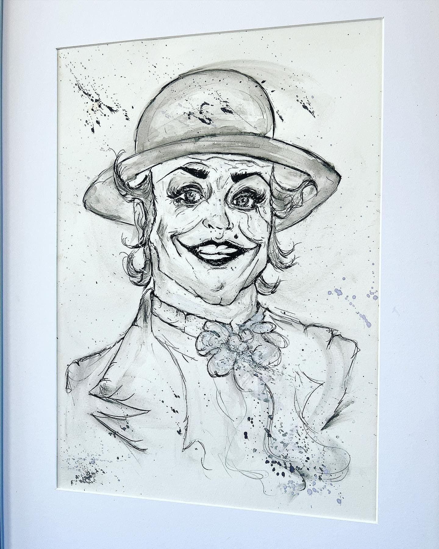 The Joker - Joker  -Batman - Original Framed Painting - Jack Nicholson - Batman Art - DC Comics - Batman Returns - Joker Print (Copy)
