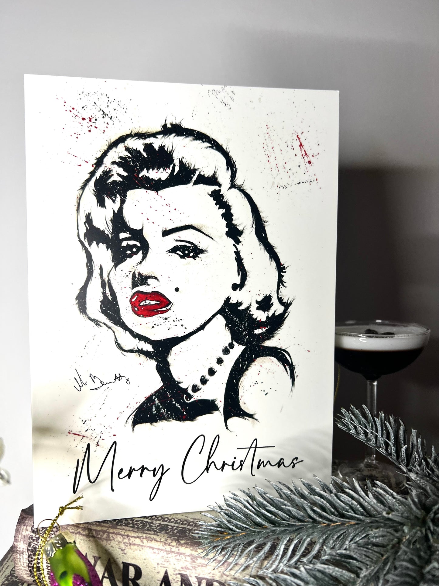 A5 Christmas Card - Marilyn Monroe