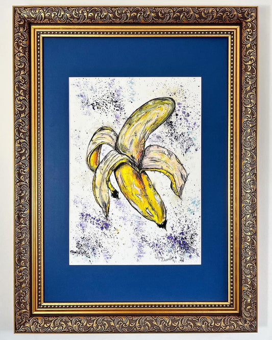 Limited Edition A3 Print - Banana - Pop Art
