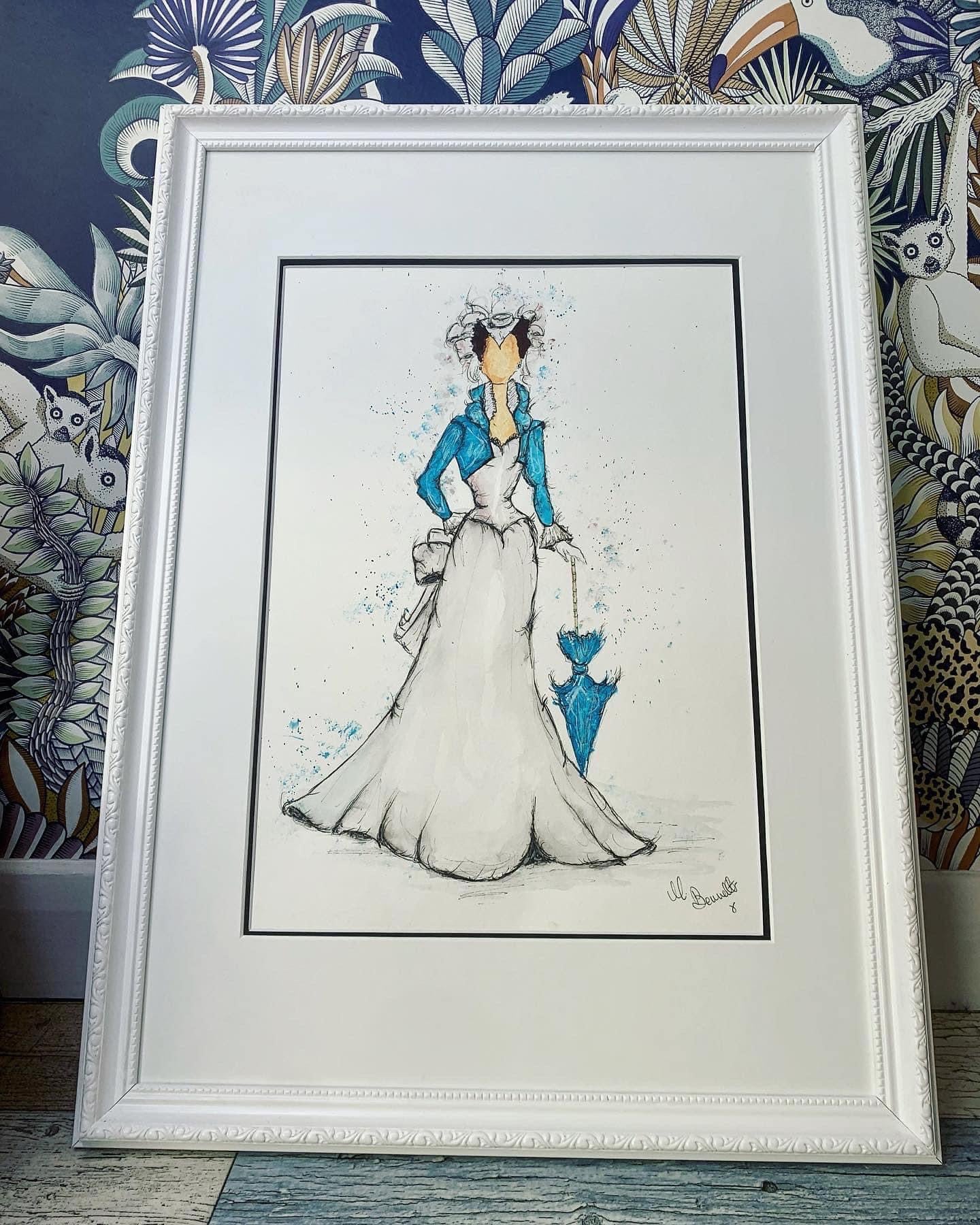 A3 Scarlett O’Hara  - Limited Edition Print - Edition Size 5 Art Print - Gone with the wind -  Vivien Leigh Print