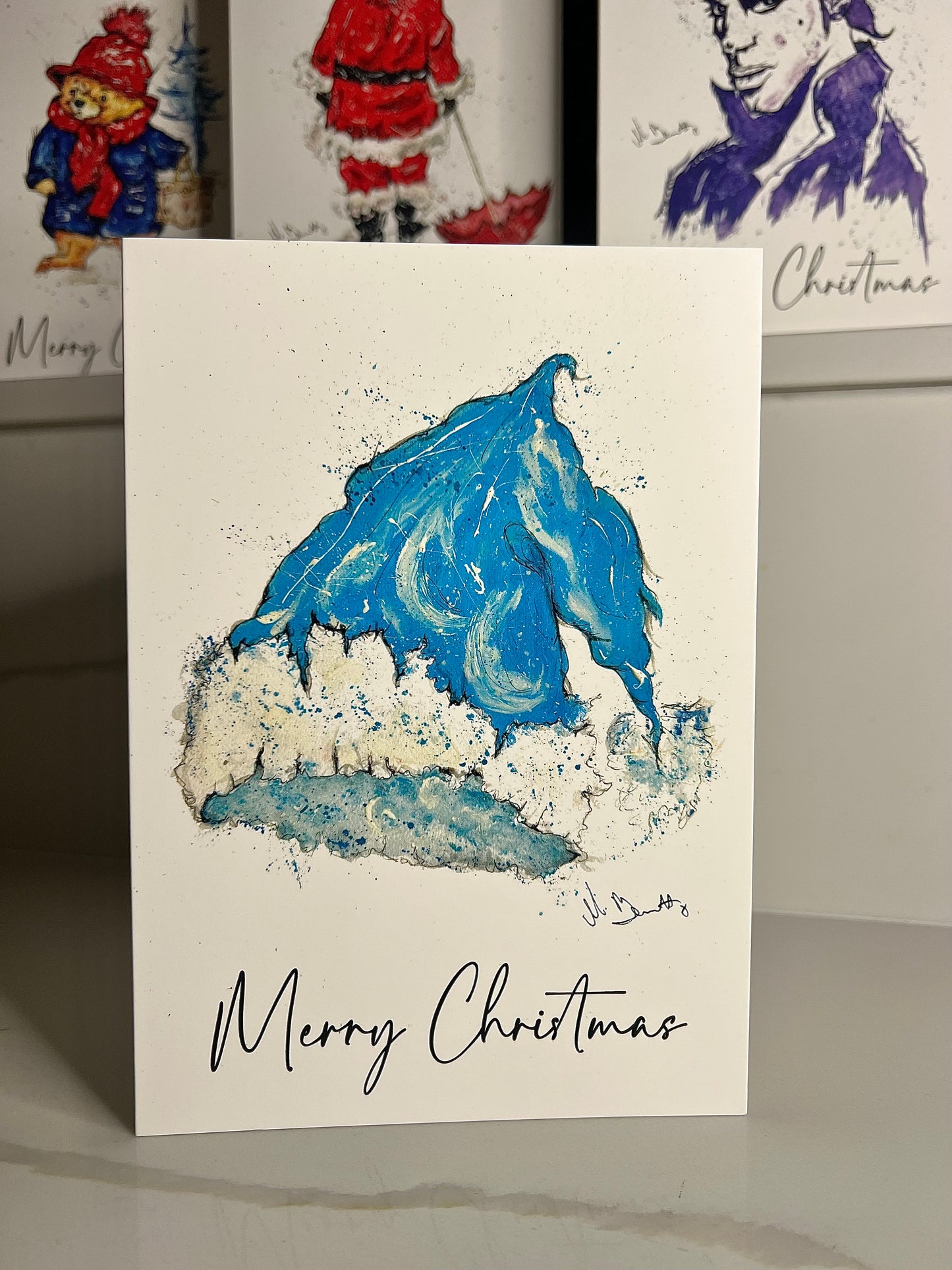 A5 Christmas Card - Santa Hat