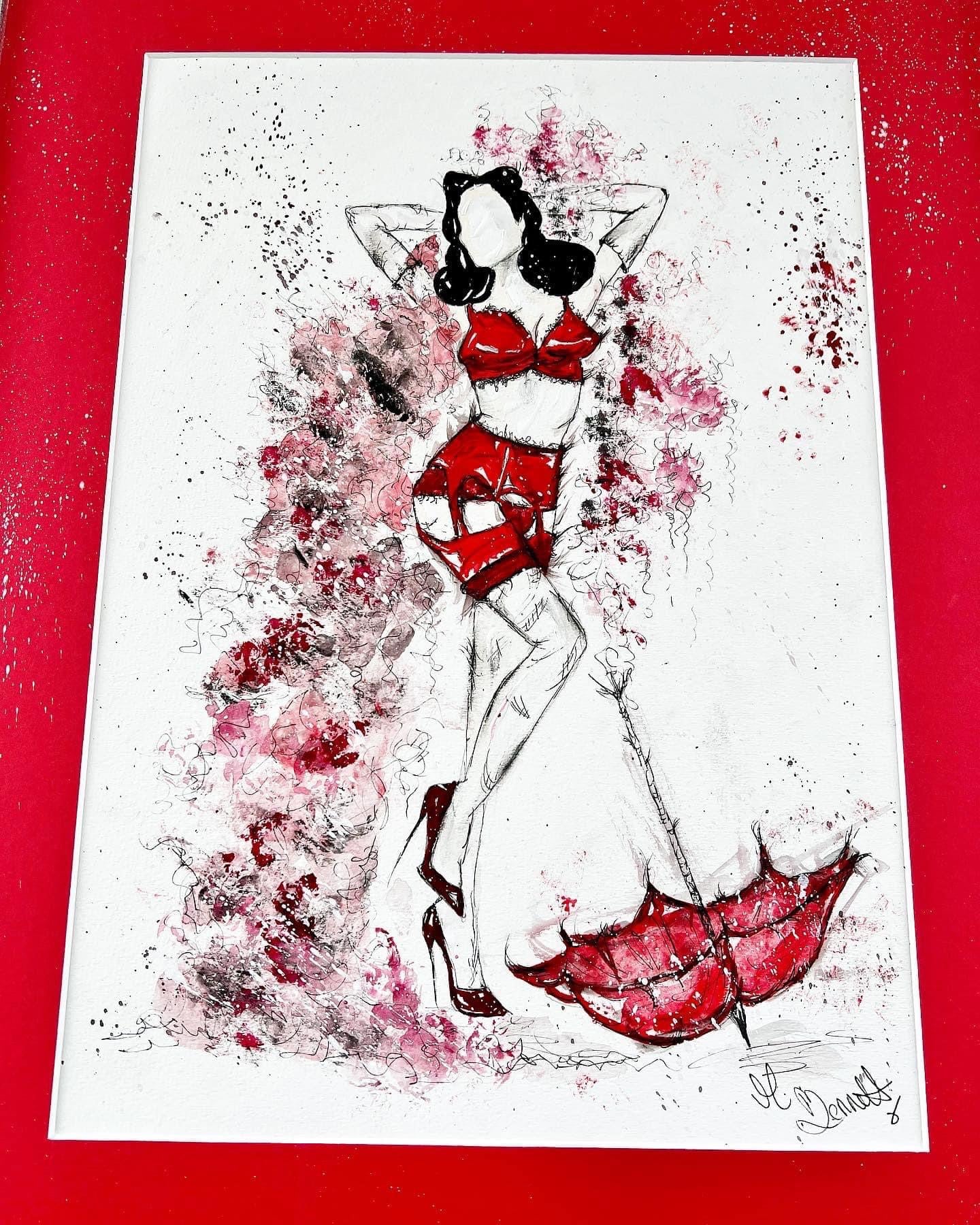 Dita Von Teese - A3 Print
