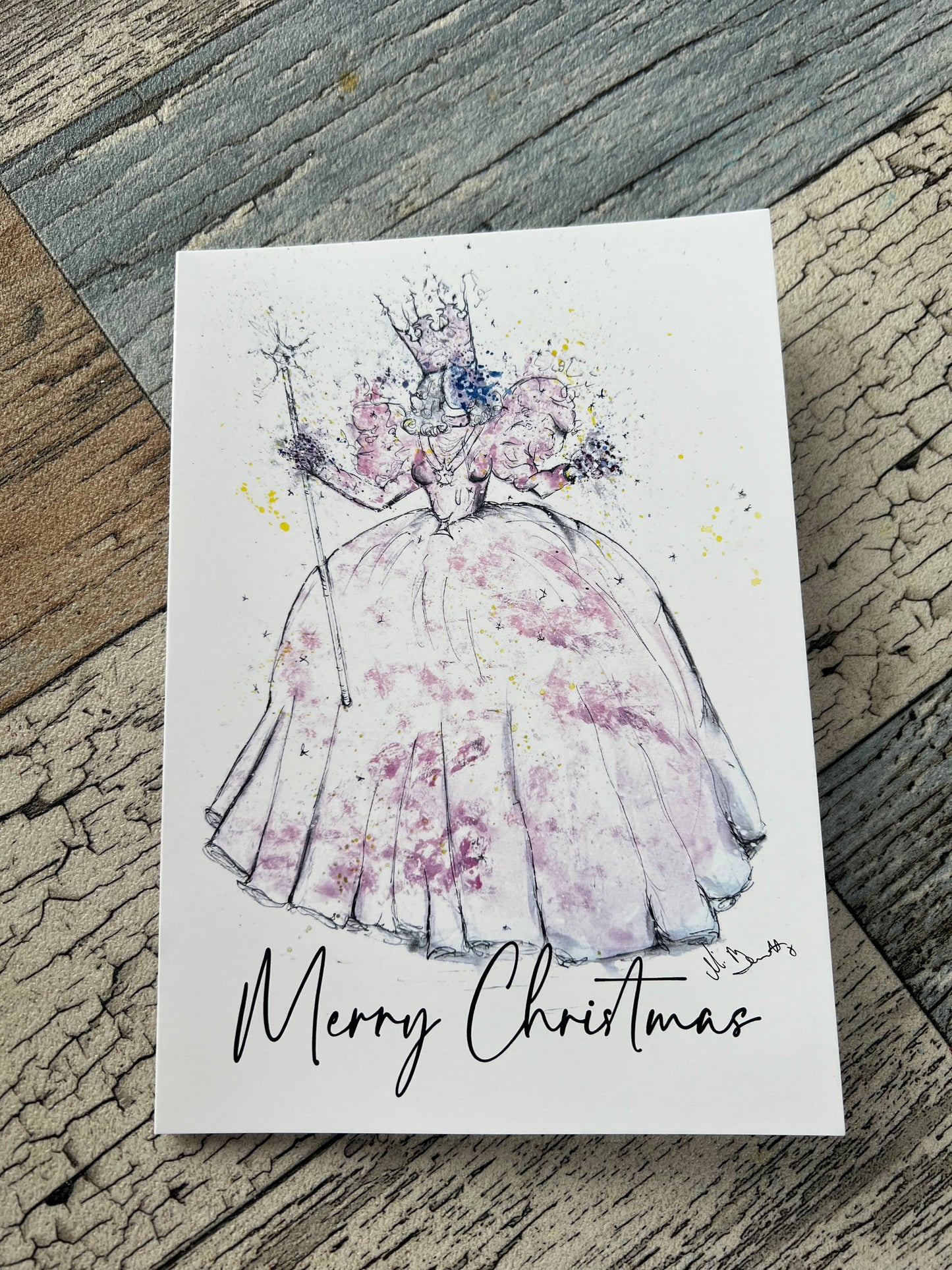 Wizard of Oz - Glinda - A5 Christmas Card