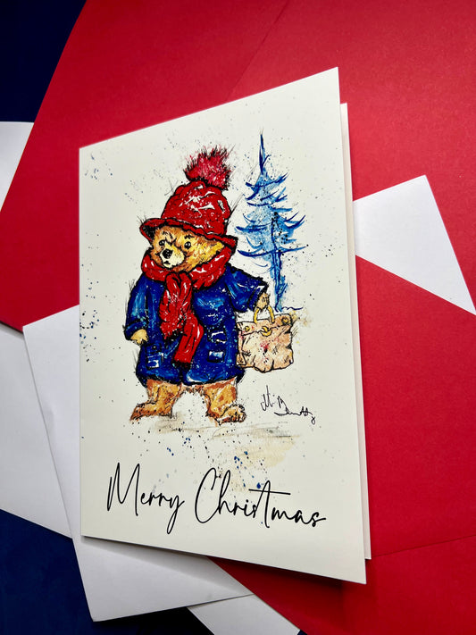 Bear - A5 Christmas Card