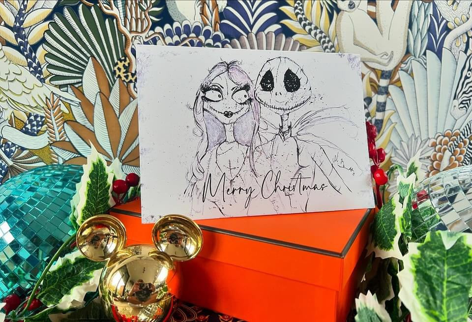 The Nightmare Before Christmas A5 Christmas Card