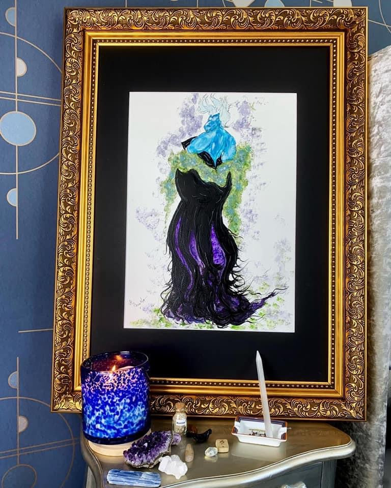 Ursula - The Little Mermaid - Original Signed Framed Painting - Disney  Villain - The Little Mermaid Art - Ursula Painting - Disney art -