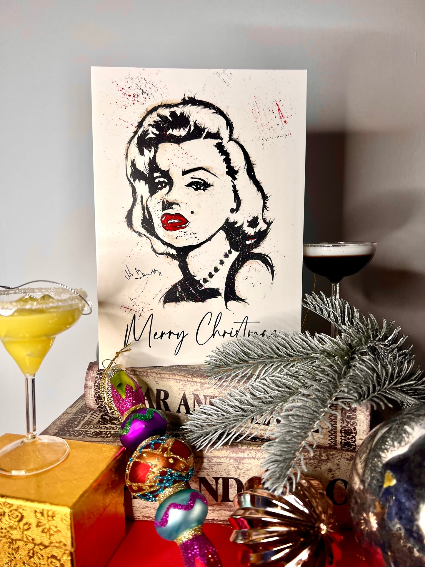 A5 Christmas Card - Marilyn Monroe