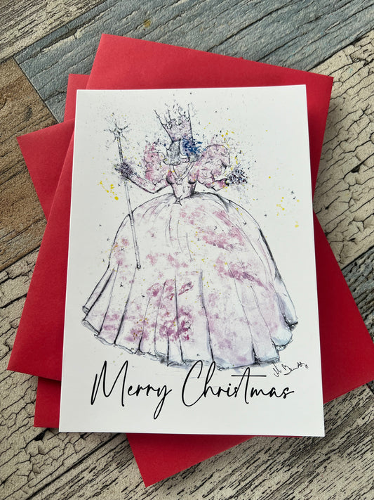Wizard of Oz - Glinda - A5 Christmas Card