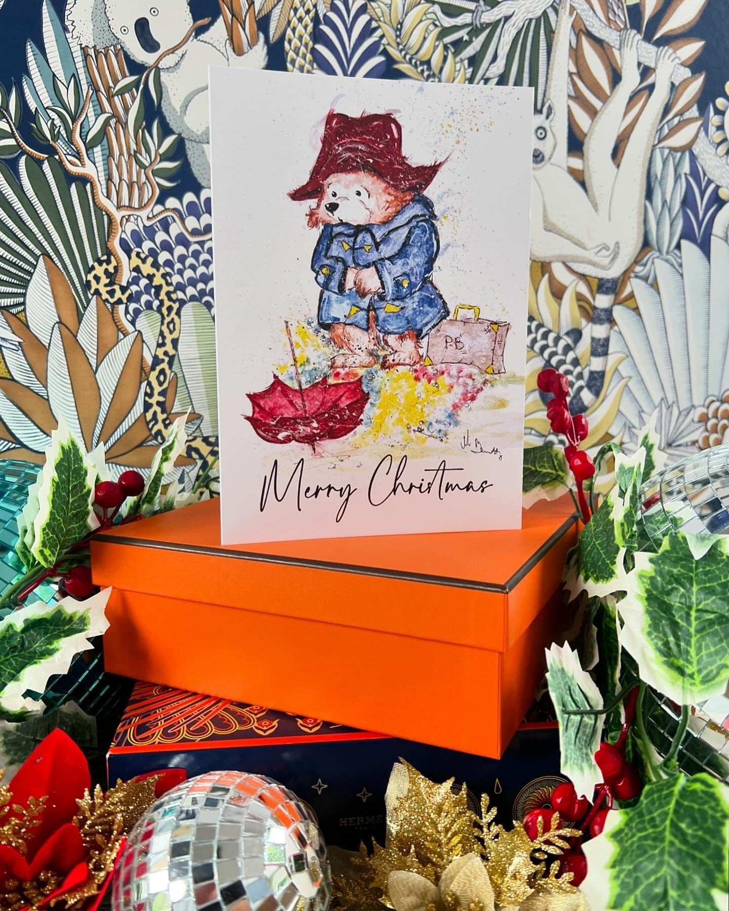 Bear - A5 Christmas Card