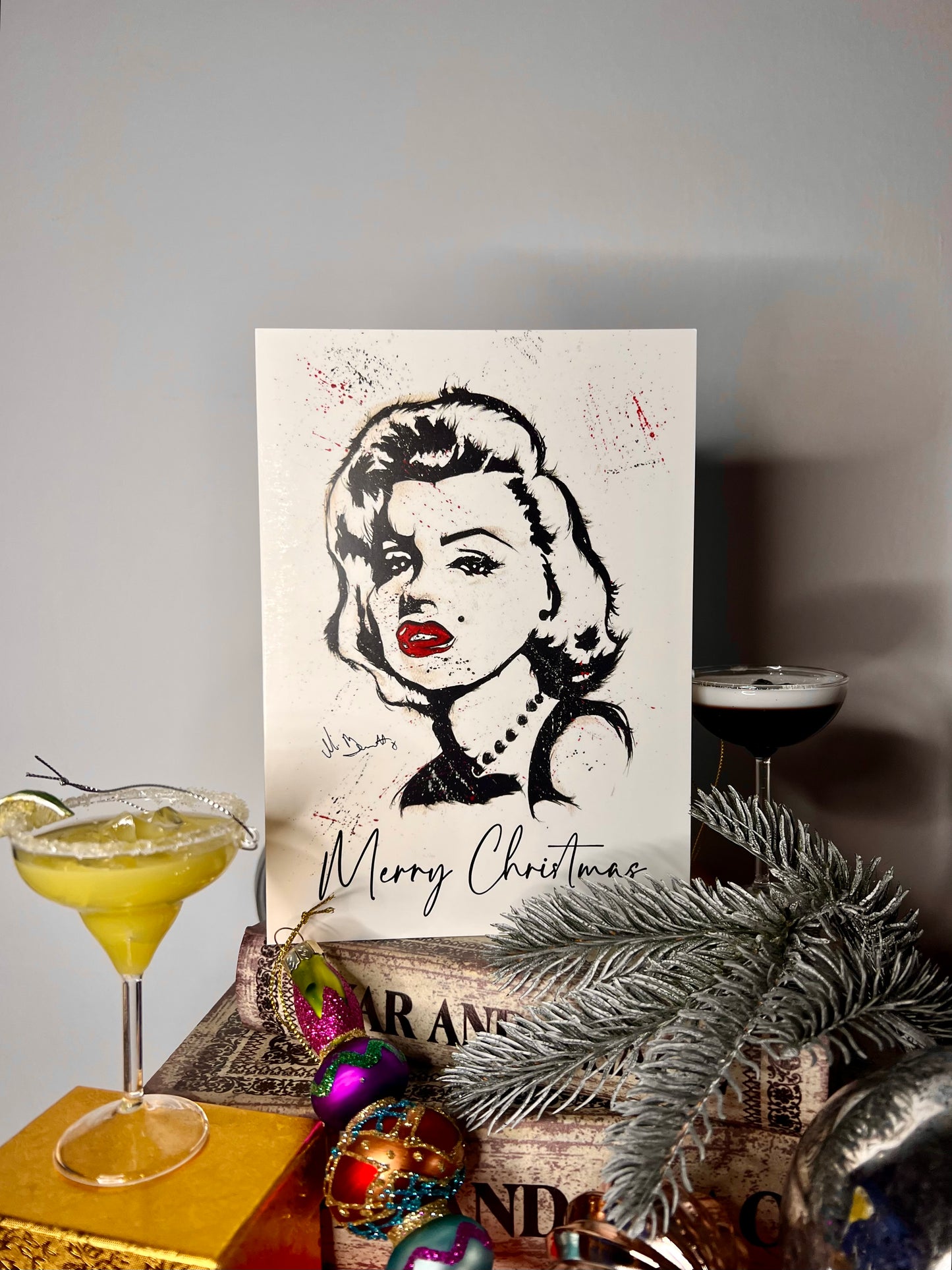 A5 Christmas Card - Marilyn Monroe