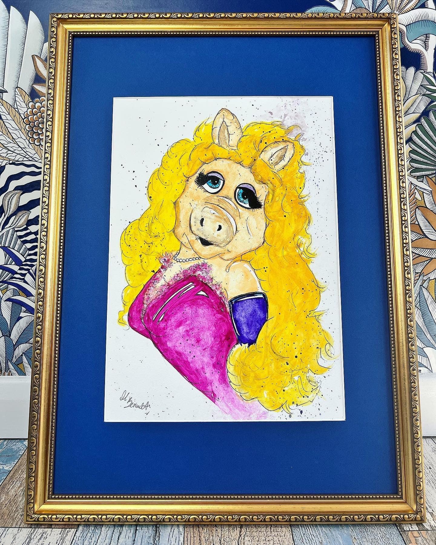 Miss Piggy - Limited Edition Print A3