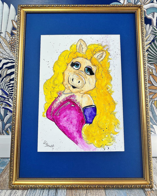 Miss Piggy - Limited Edition Print A3