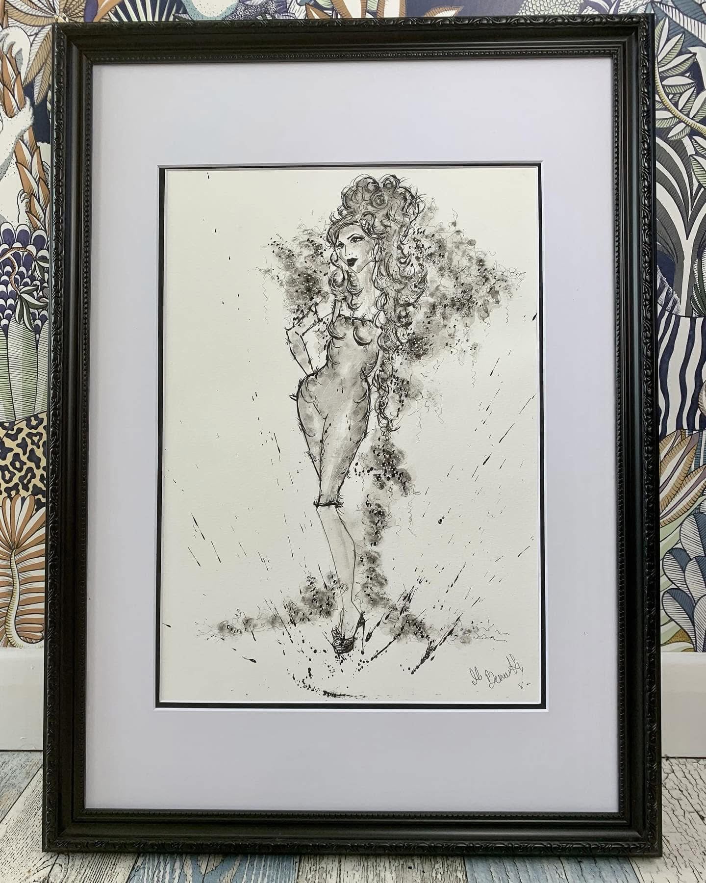 Camden’s Princess - Amy Winehouse - Original Art - Amy Winehouse Art - Amy - back to black - Amy Winehouse Painting