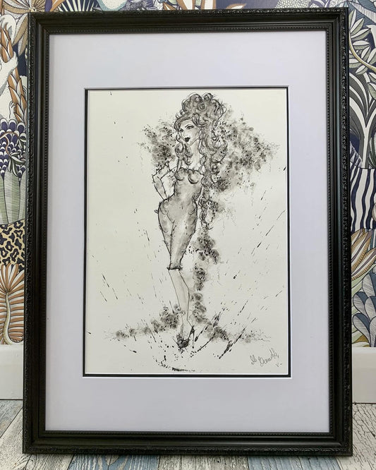 Camden’s Princess - Amy Winehouse - Original Art - Amy Winehouse Art - Amy - back to black - Amy Winehouse Painting